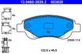 ATE 13.0460-3829.2 set placute frana,frana disc