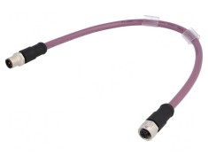 Cablu senzori automatizări 5 pini M12-M12 300mm