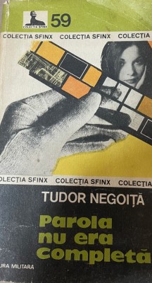 Parola nu era completa Tudor Negoita foto
