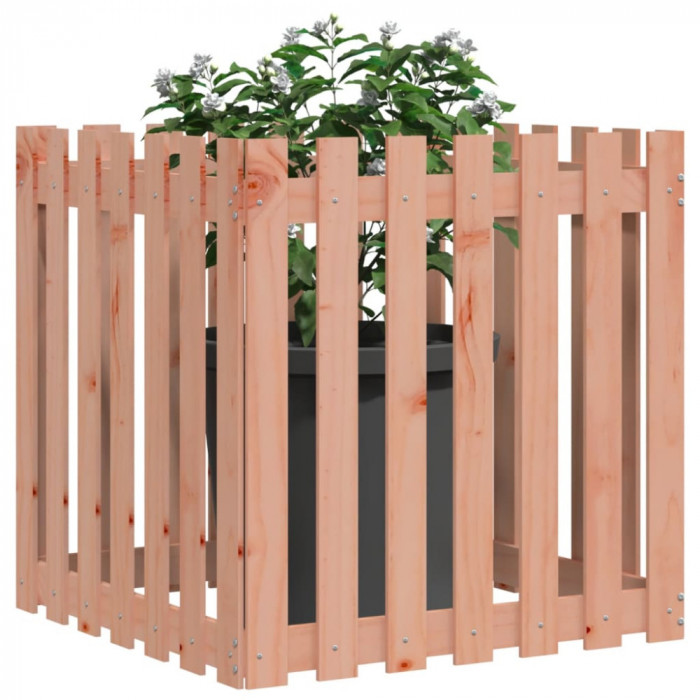 Jardiniera gradina design gard, 70x70x70 cm, lemn masiv douglas GartenMobel Dekor