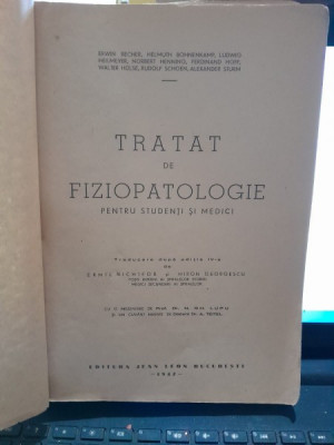 Tratat de Fiziopatologie pentru studenti si medici - Erwin Becher, Helmuth Bohnenkamp, Ludwig H. foto