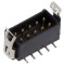 Conector vertical SMT 5 pini bărbat DIL cu prinderi