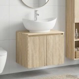 Cumpara ieftin Dulap pentru Chiuveta de Baie Stejar Sonoma 62,5 x 44,5 x 80 cm