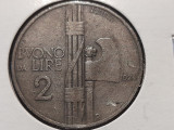 Italia 2 lire 1924, Europa
