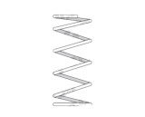 Arc spiral suspensie Mercedes Clasa E, motor E 200 Compressor, E 320, E 320 4-matic, E 420, E 430, E 430 4-matic, montare Spate, Galben; rosu; pt