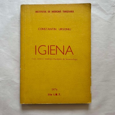 Constantin Ursoniu - Igiena foto