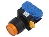 Comutator cu LED-uri 22mm 2 pozitii stabile - Comutator cu LED-uri 22mm