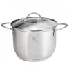 Oala cu capac din sticla 5.8 L, 22 CM, Silver Jewellery, Berlinger Haus