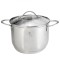 Oala cu capac din sticla 5.8 L, 22 CM, Silver Jewellery, Berlinger Haus