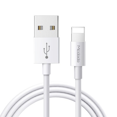 Cablu Date si Incarcare USB la Lightning McDodo CA-6020, 1 m, 2A, Alb foto