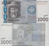 Bancnota Kyrgyzstan 1000 Som 2016, P-29b, UNC, Necirculata - Asia