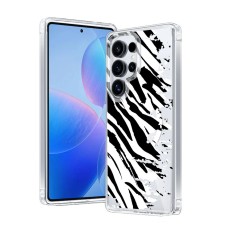 Husa pentru samsung galaxy s25 ultra, atasare magnetica, magsafe, pattern skin 16, clear foto