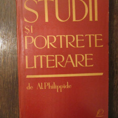 AL. PHILIPPIDE - STUDII SI PORTRETE LITERARE