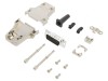Conector D-Sub HD 26 pini tată drept gold flash pentru cablu