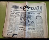 ziarul sportul 19 martie 1968 - fotbal stagul rosu brasov- fc arges