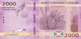 Bancnota Burundi 2.000 Franci 2018 - PNew UNC ( vezi descriere )
