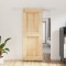 Ușă glisantă cu set de feronerie 80x210 cm, lemn masiv de pin