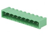 Regletă Conexiuni Deconectabilă 5,08mm 9 Piste Drept Tată