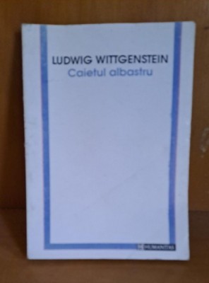 Caietul albastru - Ludwig Wittgenstein foto