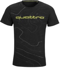 Tricou Barbati Oe Audi Quattro Negru / Verzi Marimea L 3131802704 foto