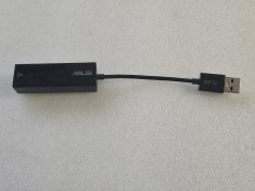 Placa de retea Asus RJ45 - USB3.0 - Gigabit Ethernet 10/100/1000 - poze reale foto