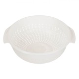 Strecurătoare Plastic, 29x10cm, Alb, cu maner, Oem