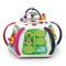 Piramida cu activitati pentru bebelusi Hola, plastic, 30x18x28.2 cm, Multicolor, A3153