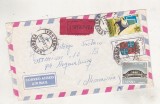 bnk fil Spania - plic circulat spre RFG 1965 - francatura multipla