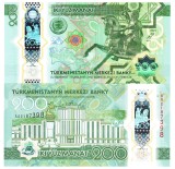 Turkmenistan, 200 Manat 2025-2026, P-54 Polimer, Comemorativa, UNC