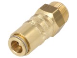 Conector rapid G 3/8 exterior 15bar 20-200&deg;C