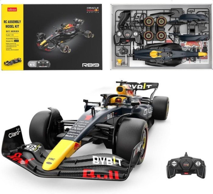 MASINUTA CONSTRUIBILA CU TELECOMANDA RED BULL F1 RB19 SCARA 1 LA 16