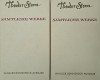 Samtliche Werke Theodor Storm, 2 volume, Carte anticariat
