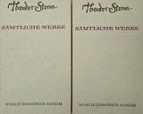 Samtliche Werke Theodor Storm, 2 volume, Carte anticariat