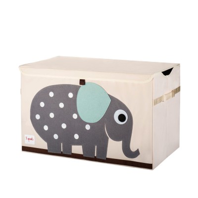 Cutie de depozitare XXL pentru camera copiilor, Elefant, 3 Sprouts foto