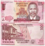 MALAWI 100 KWACHA 2017 UNC [1] P-65c , necirculata