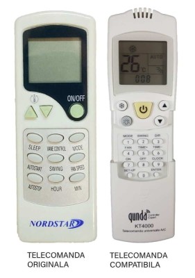 Telecomanda Aer Conditionat pentru Nordstar ZH/LW-01 (491) foto