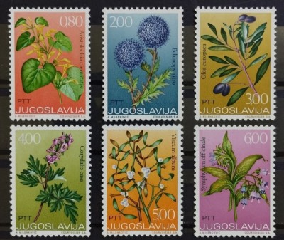 BC81, Iugoslavia 1971 si 1973, 2 serii flori foto