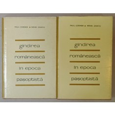 GANDIREA ROMANEASCA IN EPOCA PASOPTISTA de PAUL CORNEA si MIHAI ZAMFIR , VOLUMELE I - II , 1969