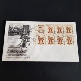 Plic Filatelic SUA 1975. Liberty Bell, Seria Americana, 13&cent;, Prima Zi Emisiune, Vintage