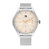 Tommy Hilfiger 1782654, Lexi Ceas de Damă cronograf cu Argintiu Brățară Metalică