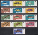 Gambia 1971 - Pești, Cota 26.50 EURO, MNH