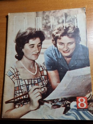 femeia august 1962-chimistele din borzesti,masina de spalat alba-lux foto