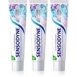 Sensodyne Extra Whitening pasta de dinti albitoare cu Fluor pentru dinti sensibili 3x75 ml