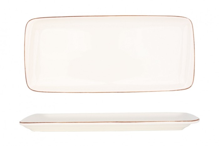 Bonna Placa de service - Retro - Por&Aring;&pound;elan - 48x16 cm - set de 2