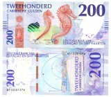 Bancnota Cura&ccedil;ao &amp; St. Maarten 200 Gulden 2025 UNC P-5