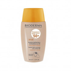 Fluid pentru piele mixta si grasa nuanta Light Photoderm Nude Touch SPF 50+, 40ml, Bioderma