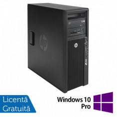 Workstation HP Z420, CPU Intel Xeon E5-1603 2.80GHz Quad Core, 16GB DDR3 ECC, 240GB SDD, nVidia Quadro K2200/4GB GDDR5, DVD-RW + Windows 10 Pro foto