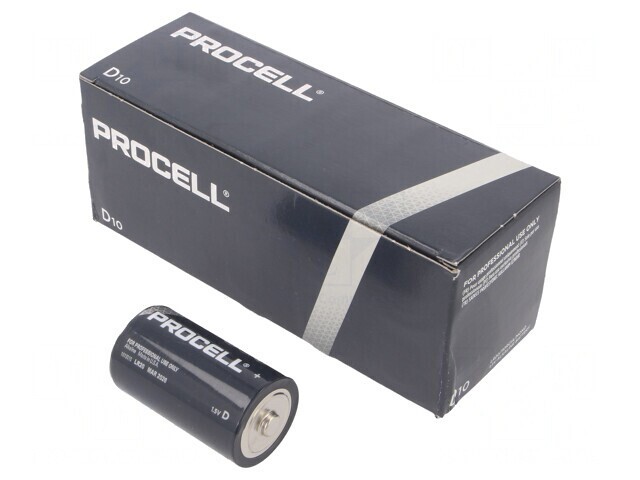 Baterie alcalină 1.5V D nere&icirc;ncărcabilă 10 buc.