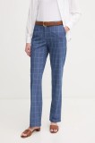 Sisley pantaloni drept, medium waist, 4IQULF06I