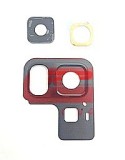 Geam Camera cu Rama Samsung Galaxy A8 2018 A530F Negru Original